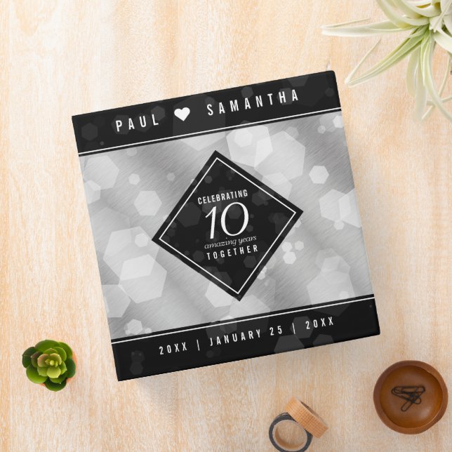 Classeur Élégante fête du 10e anniversaire du Mariage de Ti (In Situ)