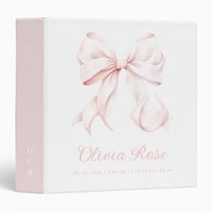 Classeur Élégante fille de bébé garçon rose