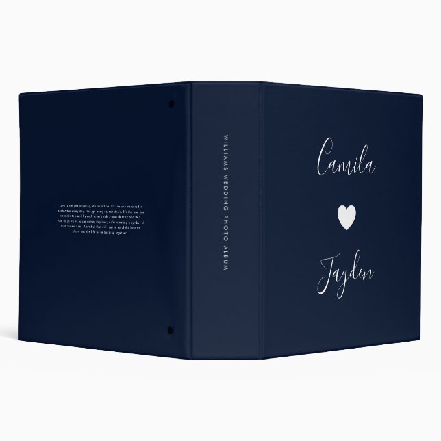 Classeur Élégante mariée et script de chambre Mariage Album (Arrière-plan)