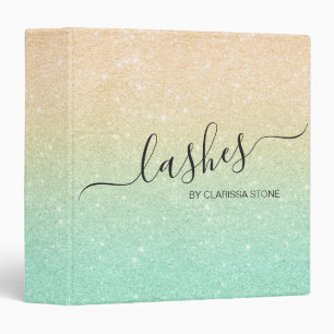 Classeur Elégante parties scintillant moderne dégradé or me