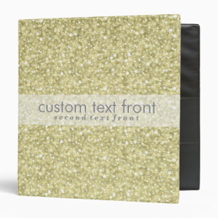 Classeur Elégante Parties scintillant Pastel Gold Tones & S