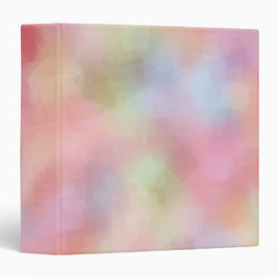 Classeur Elégantes couleurs pastel rouge rose jaune bleu vi