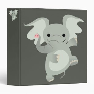 Classeur Eléphant Dansant Caricature