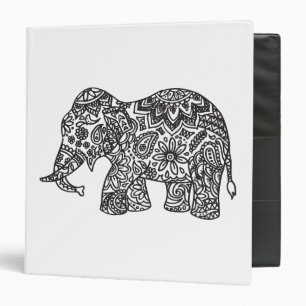 Classeur Éléphant de griffonnage