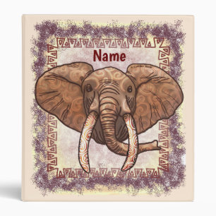 Classeur Éléphant tribal de Sepia