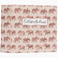 Eléphants Rose Rose Rose Or Polka Dot