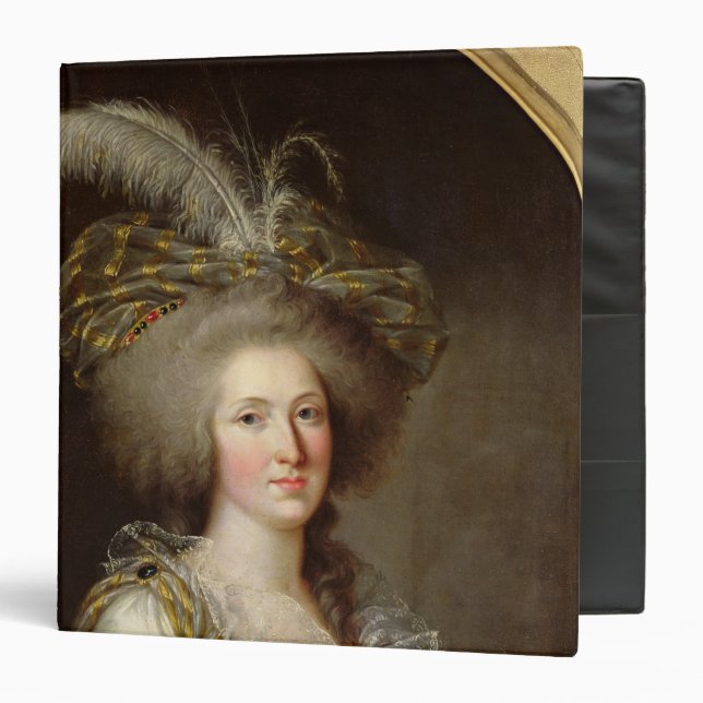 Classeur Elisabeth de la France (Devant/Intérieur)