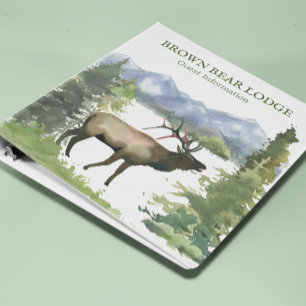 Classeur Elk Forest Woodland Information du Cabine invité