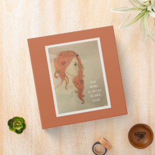 Classeur Elle portait des fleurs dans les cheveux