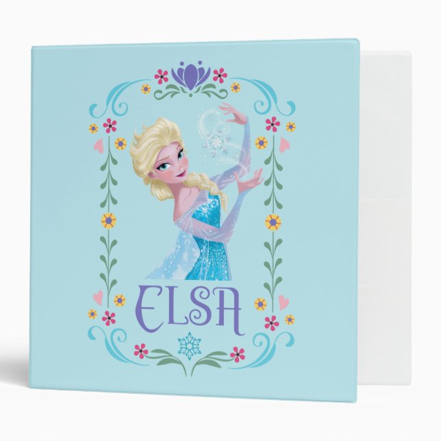 Classeur Elsa | Mes pouvoirs sont forts (Devant/intérieur)