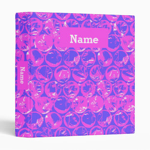 Classeur Emballage de bulle pop art personnalisé