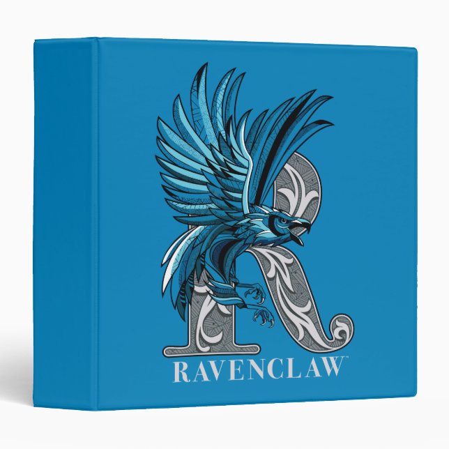 Classeur Emblème à hachures RAVENCLAW™ (Devant/Côté)
