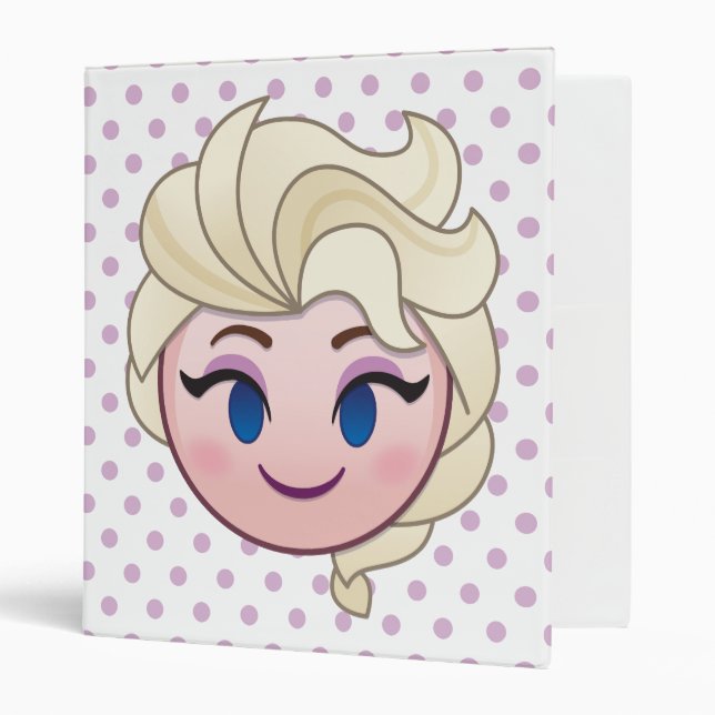 Classeur Emoji congelé | Elsa (Devant/intérieur)