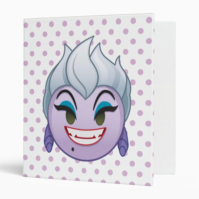 Classeur Emoji petite sirène | Ursula (Devant/intérieur)
