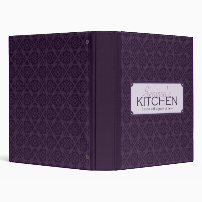 Classeur émouvant de recette de prune (Arrière-plan)