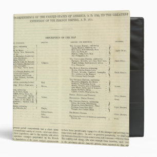 Classeur Empire de Napoléon Bonaparte 1811 après J.C. 2