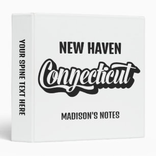 Classeur Emplacement personnalisé & nom Connecticut