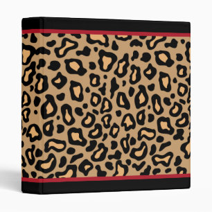 Classeur Empreinte de léopard Scrapbook Office School Class