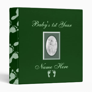 Classeur Empreintes bébé (Vert) (Photo)