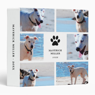 Classeur Empreintes de pattes - collage de photo de chien