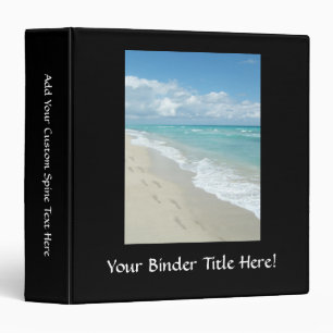 Classeur Empreintes sur la plage de sable blanc, Pittoresqu