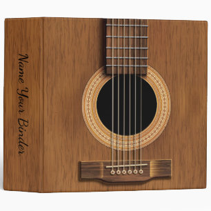 Classeur en acier acoustique de musique de guitare