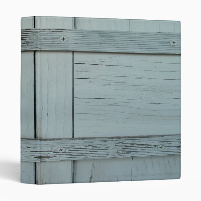 Classeur en bois blanc (Devant/Côté)