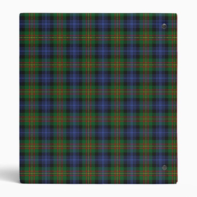 Classeur en bois d'Avery de plaid de MacLaren (Dos)