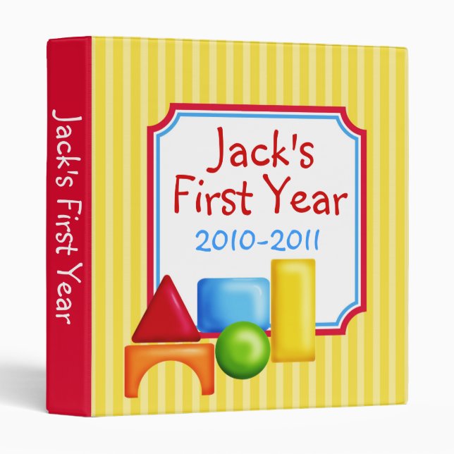 Classeur en bois de bébé de jouets de blocs (Devant/Côté)