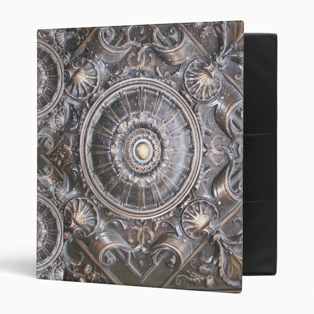 Classeur en bronze gothique de travail (Devant/intérieur)