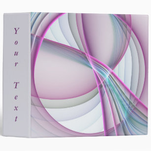 Classeur En Mouvement, Texte Fractal Abstrait Coloré Modern