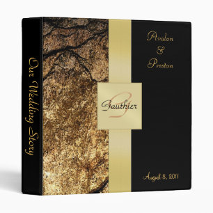 Classeur en pierre vintage de ruban de monogramme