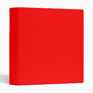 Classeur en vinyle rouge