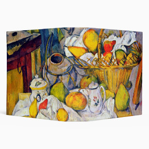 Classeur Encore la vie avec panier de fruits, Paul Cezanne