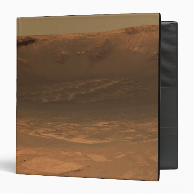 Classeur Endurance du cratère d'impact à la surface de Mars (Devant/Intérieur)