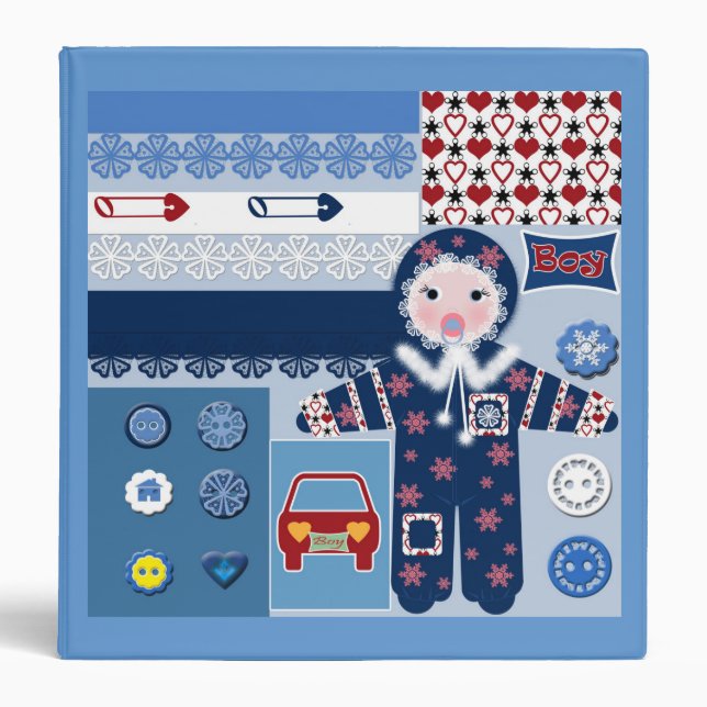 Classeur Enfant, application, patchwork, scrapbooking (Devant)