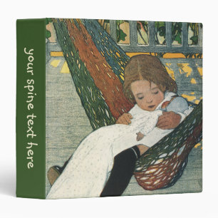 Classeur Enfant Vintage avec une poupée par Jessie Willcox 