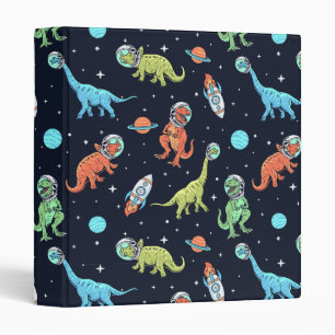 Classeur Enfants Dinosaur Astronaut Motif