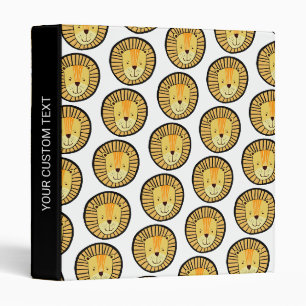 Classeur Enfants Lion Jungle Motif animal