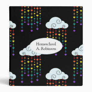 Classeur Enfants Rainbow Love Nuages
