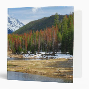 Classeur Enroulement le fleuve Colorado avec des montagnes