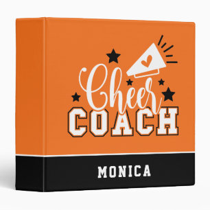 Classeur Entraîneur de cordes personnalisé Orange et Noir