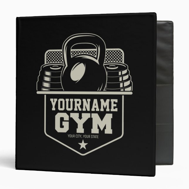 Classeur Entraîneur de fitness de Kettlebell (Devant/Intérieur)
