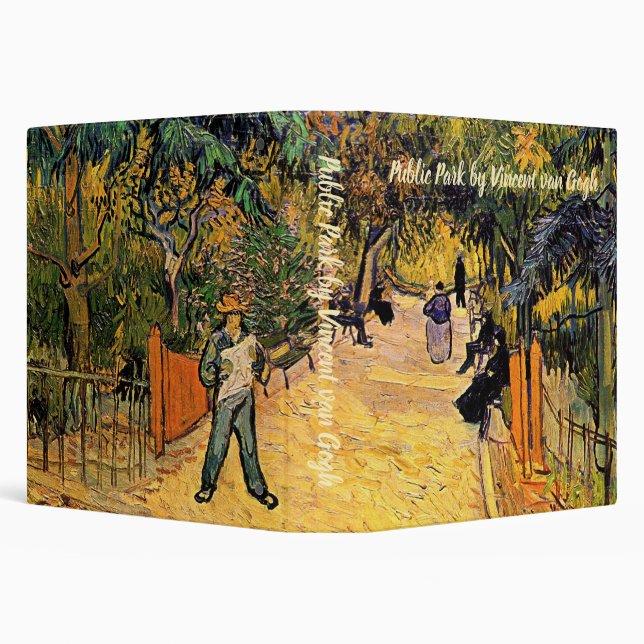 Classeur Entrée du Parc Public par Vincent van Gogh (Arrière-plan)
