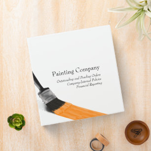Classeur Entreprise de services de peinture Painter Brush O