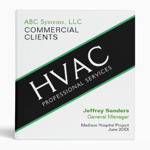 Classeur Entreprise professionnelle HVAC