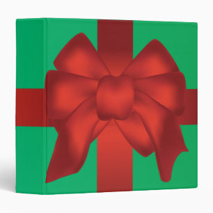 Classeur enveloppé pour le carnet de noël