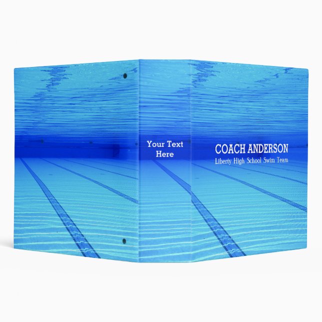 Classeur Équipe de natation (Arrière-plan)