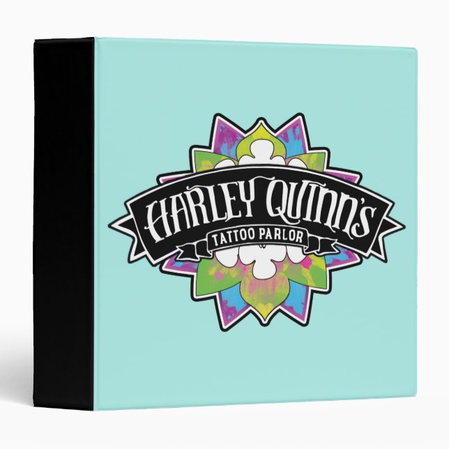 Classeur Équipe de suicide | Harley Quinn's Tattoo Parlor L (Devant/Côté)