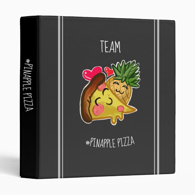 Classeur Équipe Pinapple Pizza (Devant/Côté)